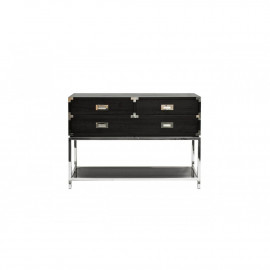 Консоль черная с ящиками 130*40*90см 46AS-CT4116-BL 
